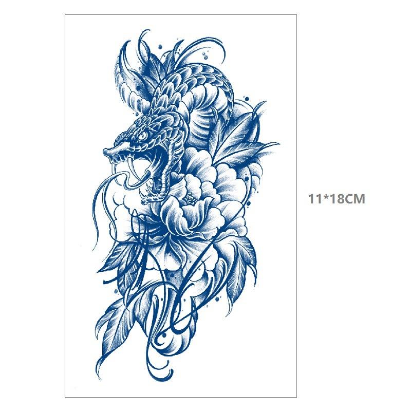 Death Ray прямые неотражающие сок травяные татуировки наклейки линии водонепроницаемые стойкие мужчины и женщины постепенные изменения наклейки