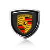 1Pcs 3D Metal Auto Door Shield Emblem Car Body Badge Sticker For Porsche Boxster Cayenne Panamera Macan Cayman 911 918 996 917 991