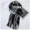 Scarf Women's New Tassel Autumn and Winter Imitation Cashmere Shawl Thickened Warm Student Scarf