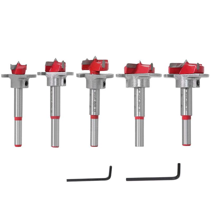 1/5 шт. диаметр 15,20,25,30,35 мм, регулируемые твердосплавные сверла, открывалка для открывания отверстий, сверло с наконечником, сверлильный инструмент, деревообрабатывающий резак
