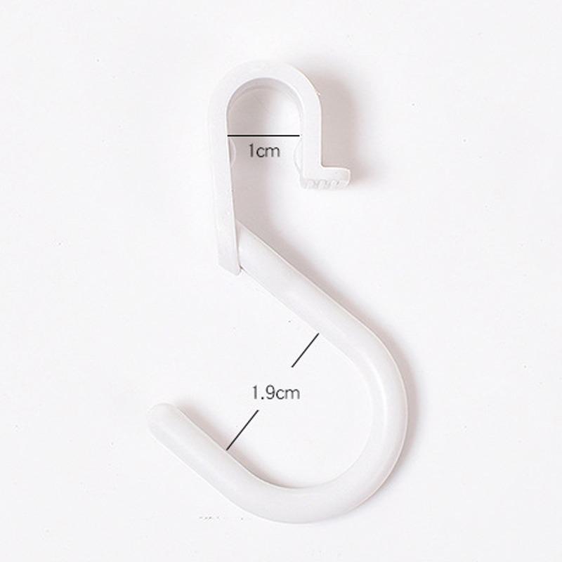 10 шт. портативные крючки для шкафа для кухни и ванной комнаты, домашняя S-образная вешалка для одежды