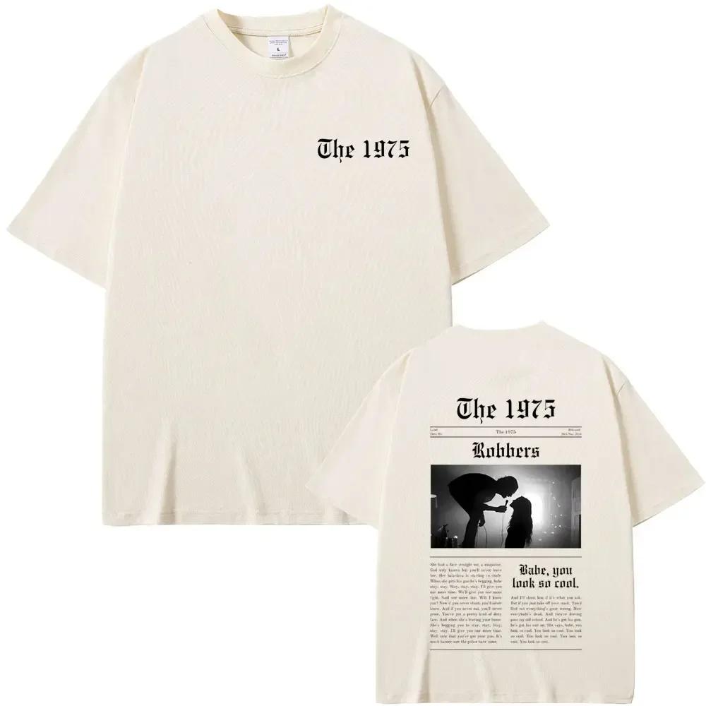 Британская группа The 1975 Live From Gorilla Robbers Babe You Look So Cool Графическая футболка Унисекс Инди Альтернативный рок Короткий рукав Bl