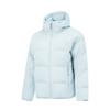Li Ning CF Su Series White Windproof Moisture Wicking Water Resistant Loose Duck Down Short Jacket Unisex Jacket Frost-Blue AYMV157-6