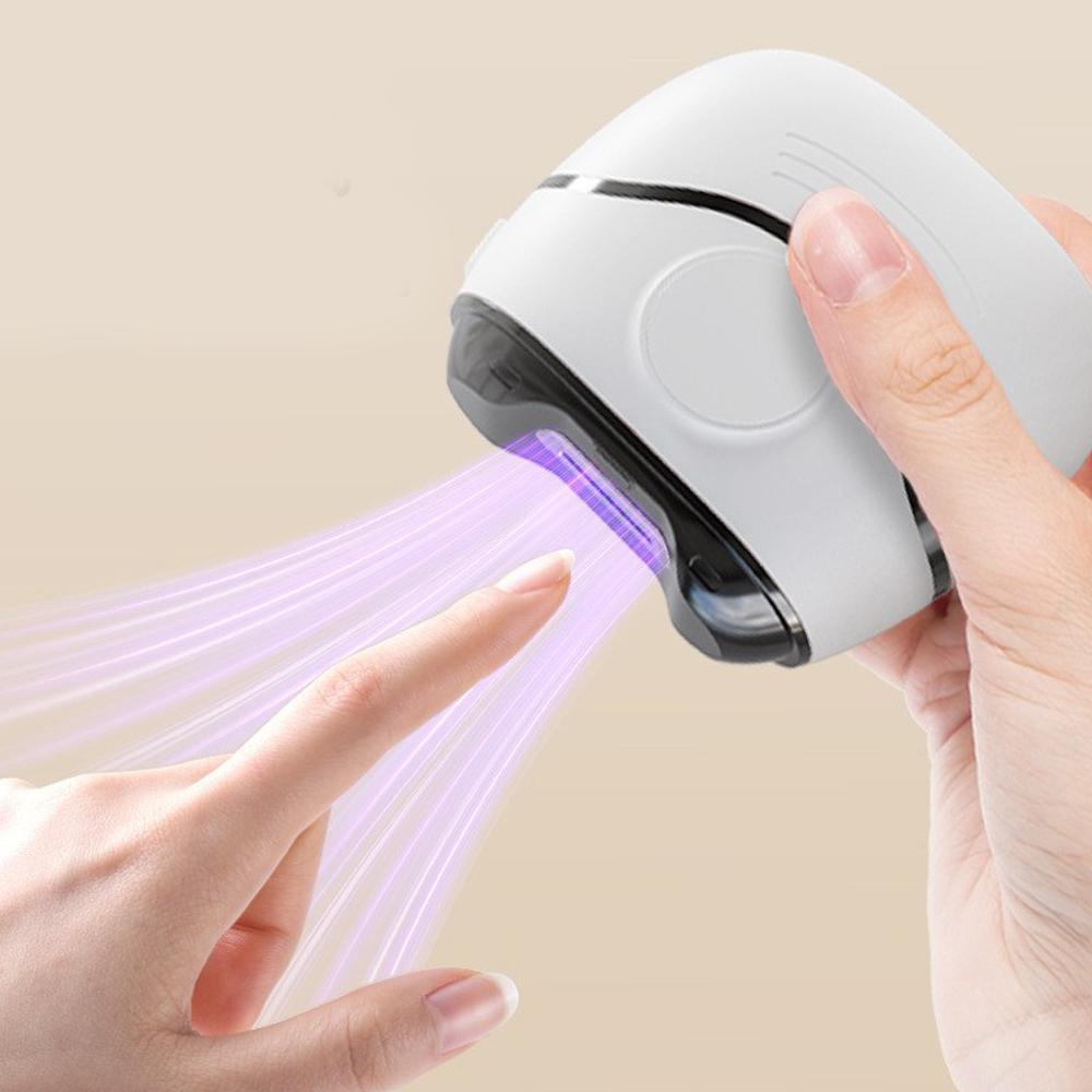 Автоматическая электрическая машинка для стрижки ногтей со скоростями и отсеком для хранения обрезков ногтей, перезаряжаемая безопасная машинка для стрижки ногтей для детей и малышей