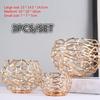 3pcs/set Nordic Style Romantic Candlestick Iron Geometric Candle Holders Home Decoration Metal Craft