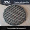 Аксессуары для барбекю Tors Export: Четырехзубчатая круглая решетка с точкой поворота и ромбовидным отверстием. Чугунная решетка.
