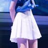Women Grils Summer Short Skirt High-Waist Pleated Mini Skirt A-Line Slim Skirts XS-XXXL