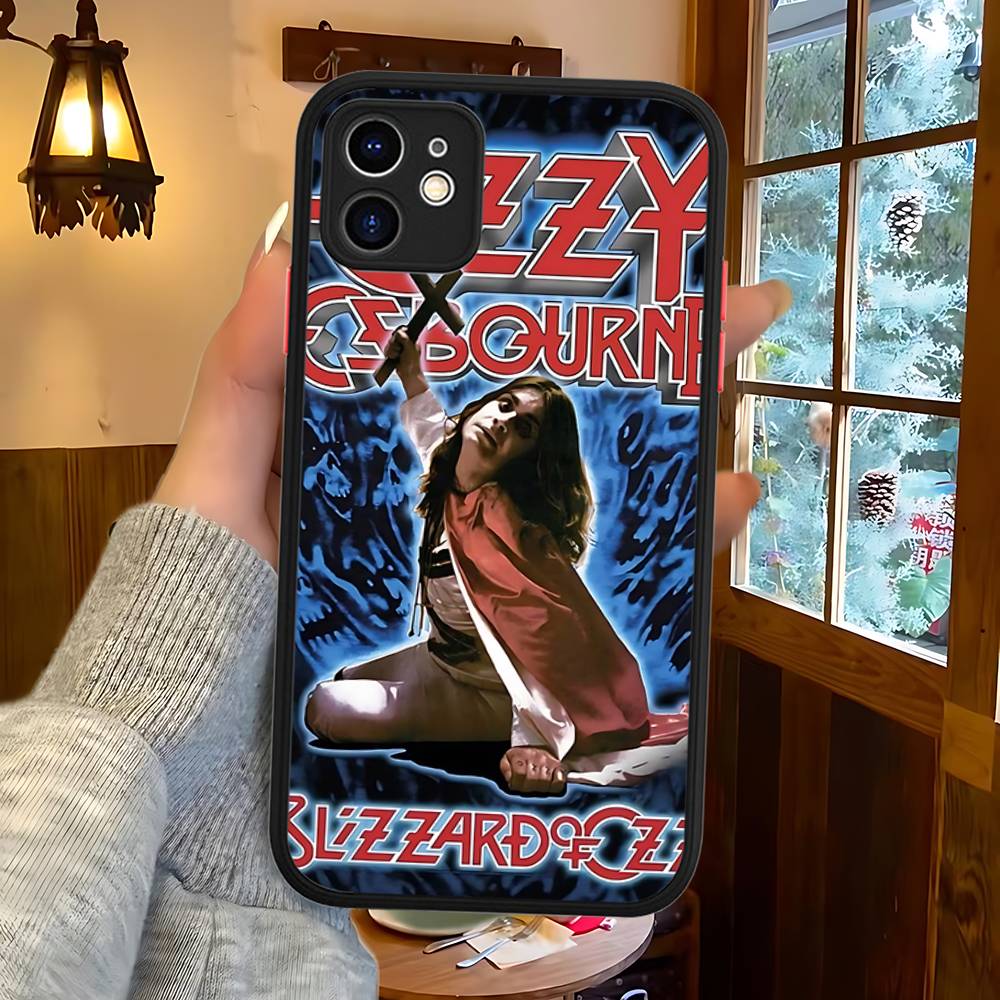 Чехол для телефона O-Ozzy Osbourne Band для iPhone 16 15 14 Plus 15 13 12 11 Pro Max X XS MAX Матовый чехол