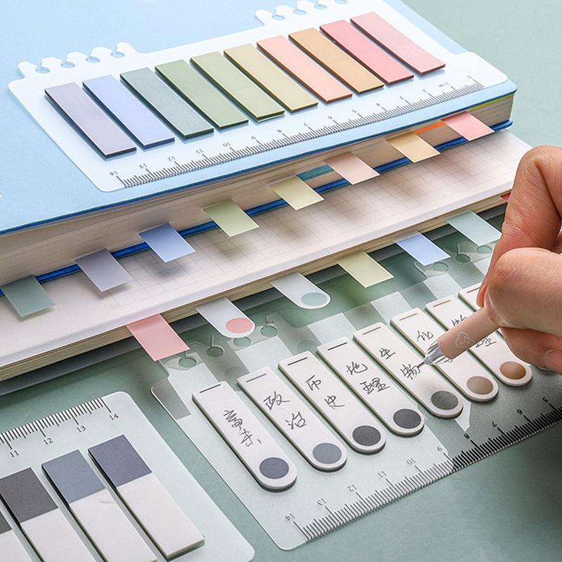 200 листов цветных вкладышей с индексом липких заметок, наклейка с отметками, школьные канцелярские товары