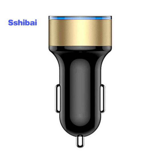 Портативный двойной USB светодиодный цифровой дисплей, быстрая зарядка, 5 В, 3,1 А, автомобильное зарядное устройство, адаптер для хобби, продукт