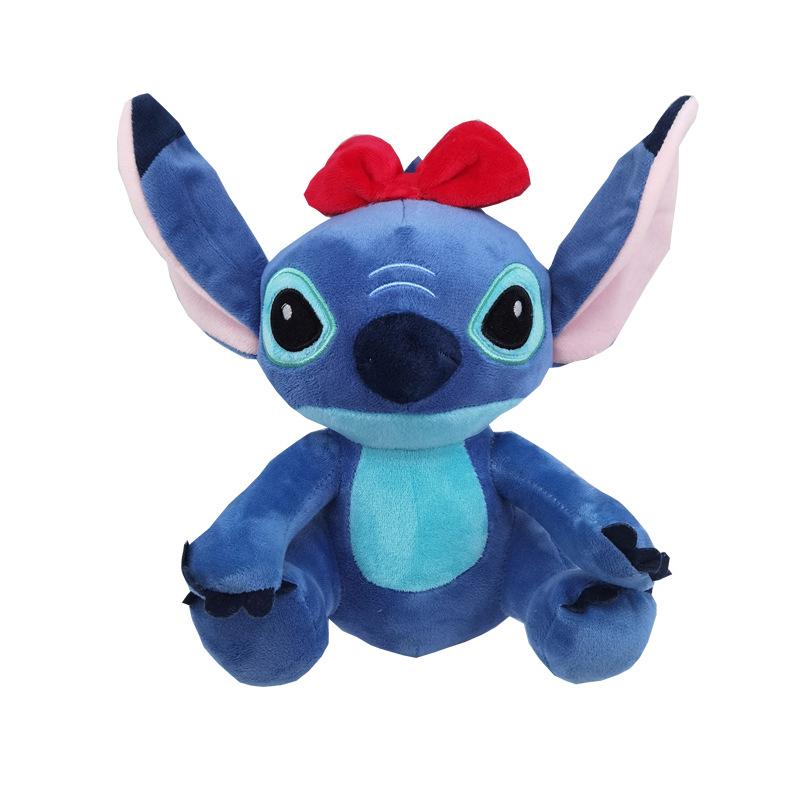 25cm Disney Plush Toy Stitch Original Anime Figures Disney Lilo & Stitch Cute Stuffed Toys Movie Peripherals Soft Ornaments Gift