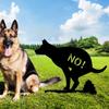 Don't Poop Yard Sign,  No Allowed Poop Spike Guides, Garden Decorative Stake for Lawn Yard,Keep Your Dog Off Grass Sign (Dog)