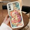 Phone case: 2D flat, suitable for Samsung Galaxy A34 A35 M05 M06 S20 S22 S21 FE Plus 5G protective case, sleepy pink cat, perfect holiday gift for Chr
