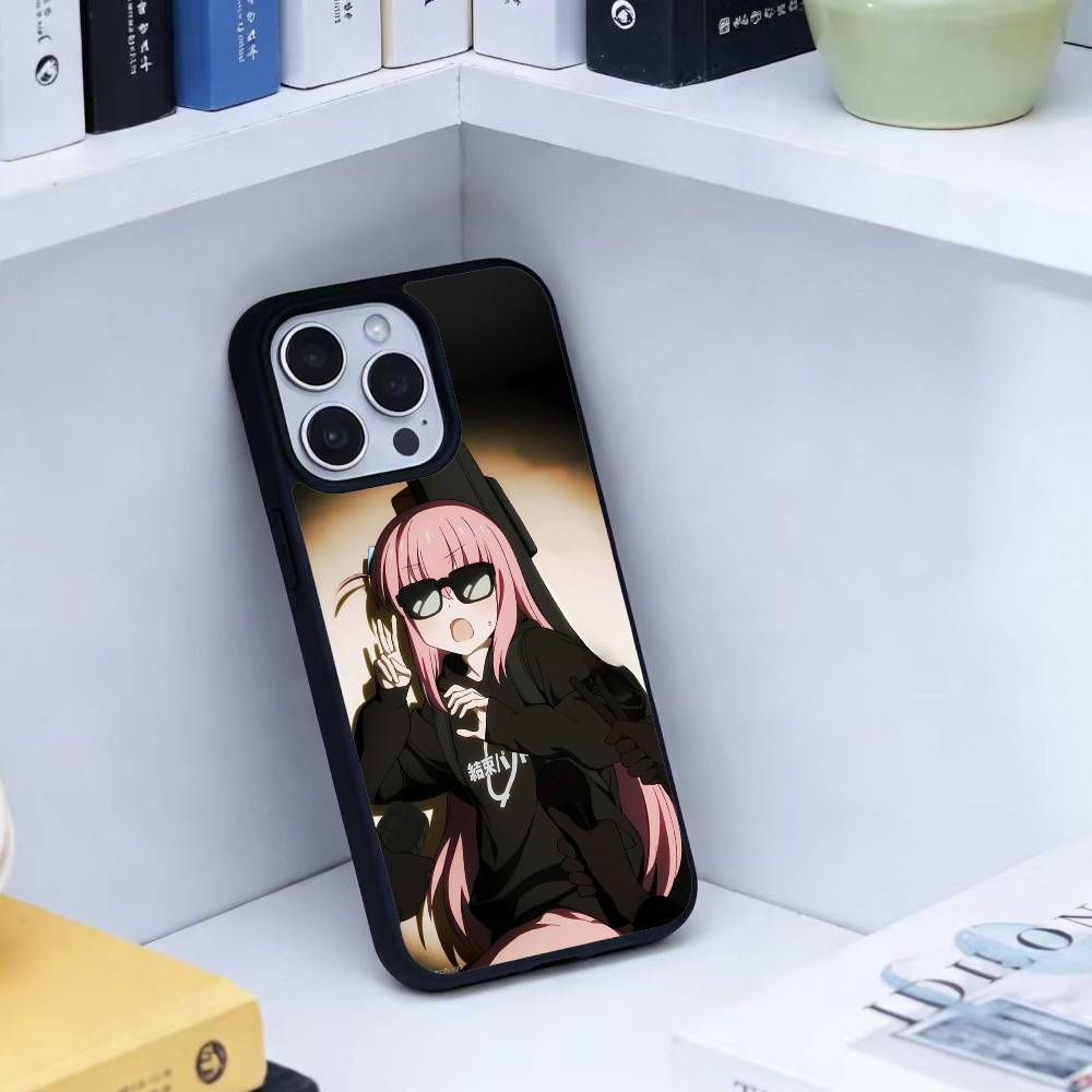 Аниме Милый B-BOCCHI T-THE R-ROCK Чехол для телефона для iPhone 17,16,15,14,13,Pro,Max,Plus, Магнитный для Magsafe Беспроводной зарядки