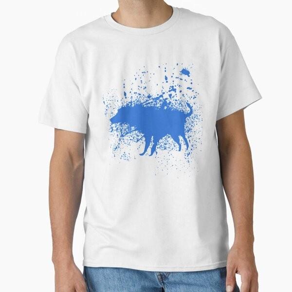Banksy Splash Dog Blue Classic Tshirt Tshirt Made In Usaus Size S2xl