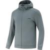 Li Ning Fitness Series Solid Color Zip-Up Hooded Comfortable Breathable Versatile Casual Sweatshirt Men Sweatshirt Storm-Gray AWDV125-9