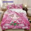 Cute cartoon theme Sailor Moon Tsukino Usagi cartoon comfortable home duvet cover and pillowcase (1 * duvet cover+2 * pillowcase, without core)A10
