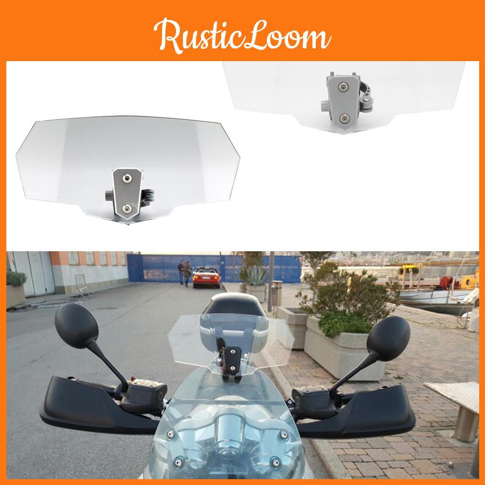 Motorcycle Durable Windshield Screen Available In Clear And Variants Gray