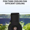 Small Aquarium Cooling Fan USB FishTank Clip On Cooling Fan Water Plant Cool Low Noise Marine Aquarium Clip Type