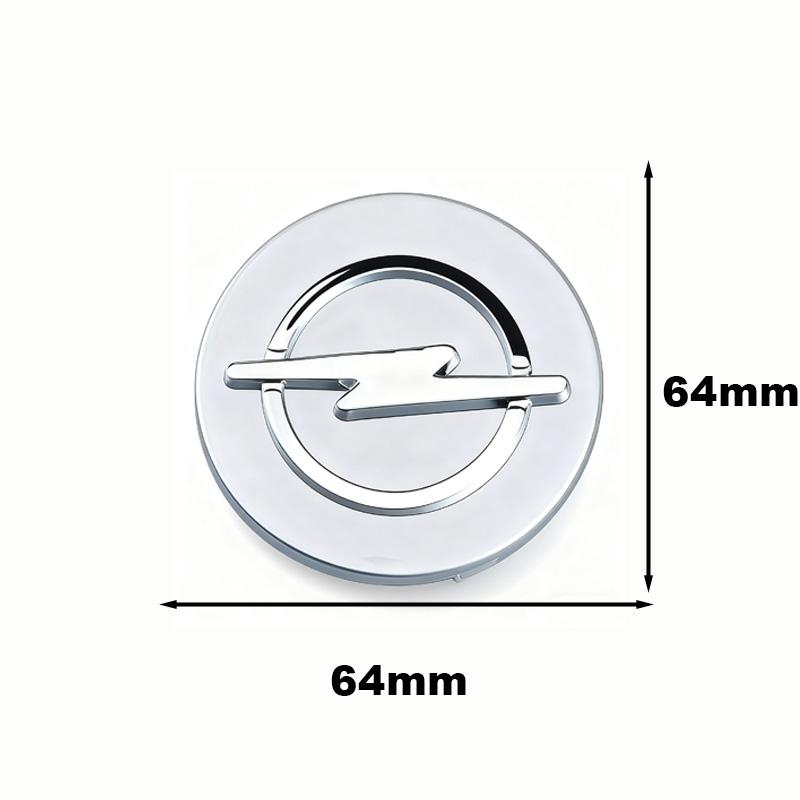 4pc 58/64mm Car wheel hub cover wheel center hub cover badge For Opel Astra H G J Insignia Mokka Zafira Corsa Vectra C D Antara