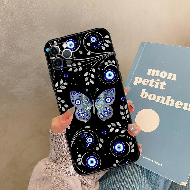 Чехол «Сглаз» для iPhone 17 Air 15 14 13 12 11 16 Pro Max 13 mini XR 15 16 Plus 16e Задняя крышка