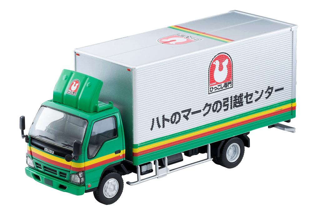 Tomica Limited Vintage Neo Isuzu Elf Panel Van Pigeon Mark Moving Center Completed Product 1/64 LV-N285a