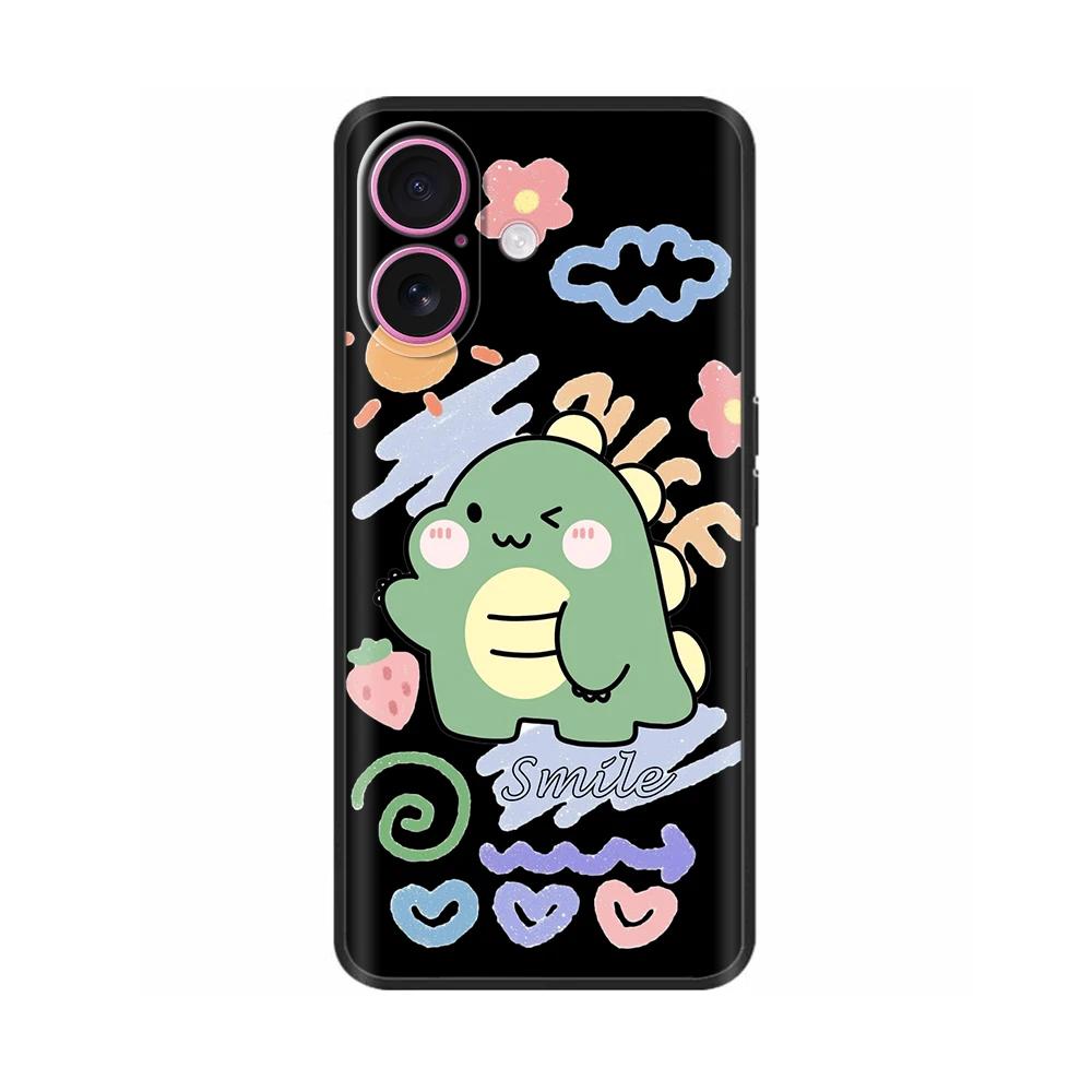 Чехол для Apple iPhone 16 16 Pro Max Plus Сердце Бабочка Полная Защита Мягкий Жидкий Силикон Чехол для iPhone 16 Plus Pro Max