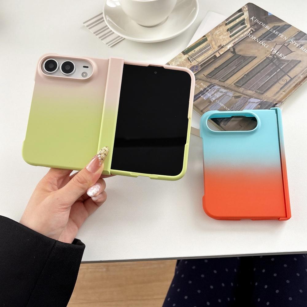 for 18 Ultra Gradient Double Color Matte Case for Ultra 18 fold Frosted Hard PC Shockproof Slim Cover