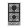 Двухсекционная газовая безопасная встроенная плита из нержавеющей стали