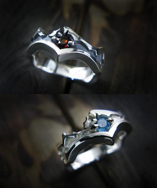Серебряное кольцо Sterlingworth Blick из натурального камня