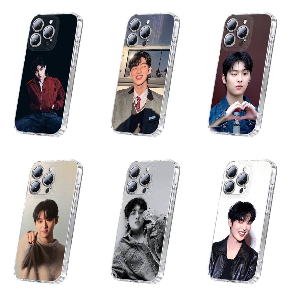 Чехол для телефона корейского актера Чхве Хён Ука для iPhone 12,16,11,14,13,17,15 Plus,Pro,Max,Plus,E,Air,Mini Прозрачная крышка