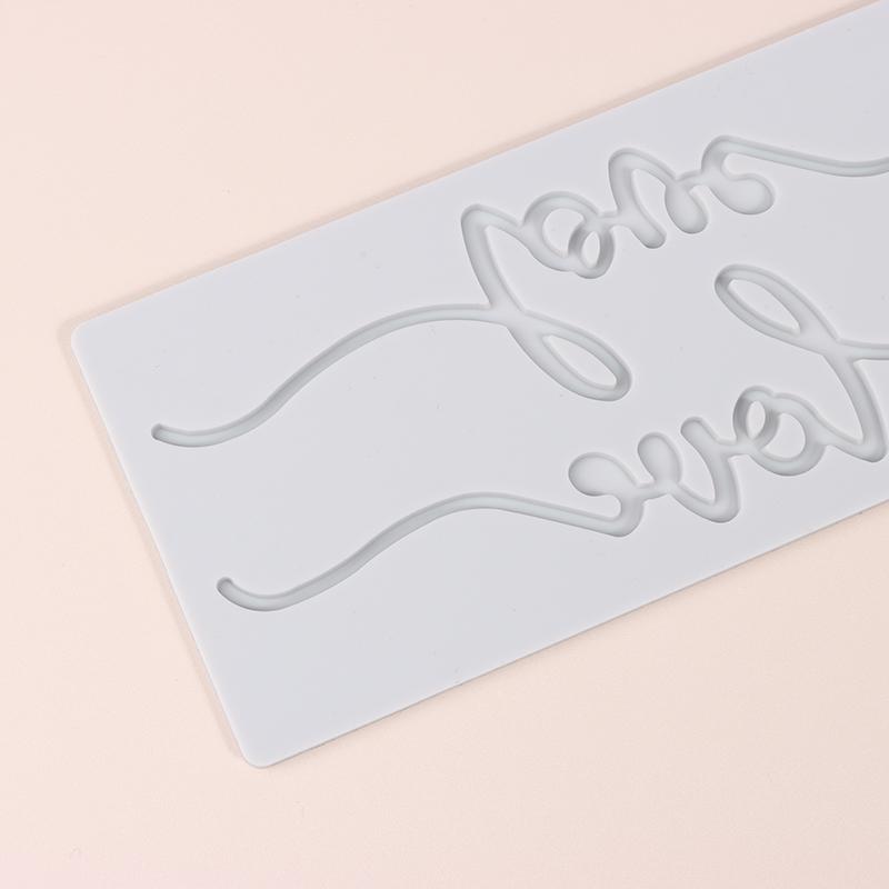 1 шт. силиконовый коврик с надписью «Любовь» для торта-помадки, мусса, шоколадного торта, силиконовый коврик для кружева, кухонные принадлежности «сделай сам», инструменты для выпечки