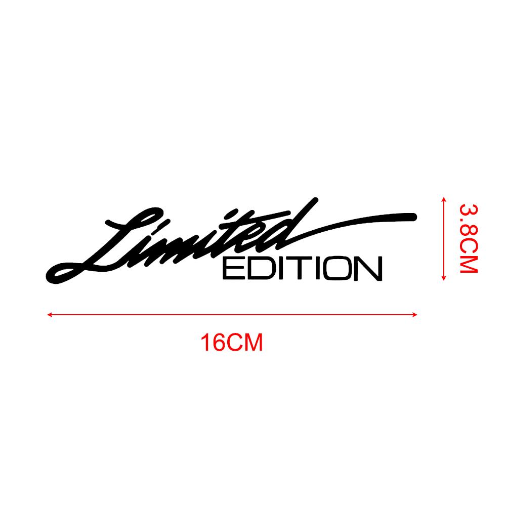 1 шт. Универсальные автомобильные наклейки ОГРАНИЧЕННОГО ТИРА, наклейки для декора окон автомобиля, эмблема кузова автомобиля, аксессуары для внешнего стайлинга автомобиля