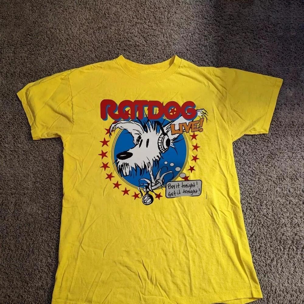 Коллекция Rat Dog Тур Группа Подарок Для Фанатов S по 5XL Желтая Футболка CM258 Унисекс Футболка