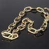 Ювелирные изделия Холодный ветер Преувеличенная толстая цепь, Ожерелье Хип-хоп Личность Толстая цепь Ожерелье ручной работы