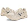 Mizuno Racer S Casual Versatile Running Shoes Non-Slip Wear-Resistant Low-Top Unisex Sneaker Off-White D1GH223511