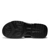 Black Sandals For Men High-Top Platform 2025 Summer Shoes Designer Breathable Casual Leather Soft Beach Slippers