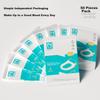 NOLANSEND Disposable Toilet Seat Covers, PO Film Insertable Toilet Seat Pads, Waterproof And Hygienic for Hotels And Travel, Pack of 50