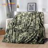 3D Dollar Euro Money Pattern Soft Plush Blanket,Flannel Blanket Throw Blanket for Living Room Bedroom Bed Sofa Picnic Cover Kids