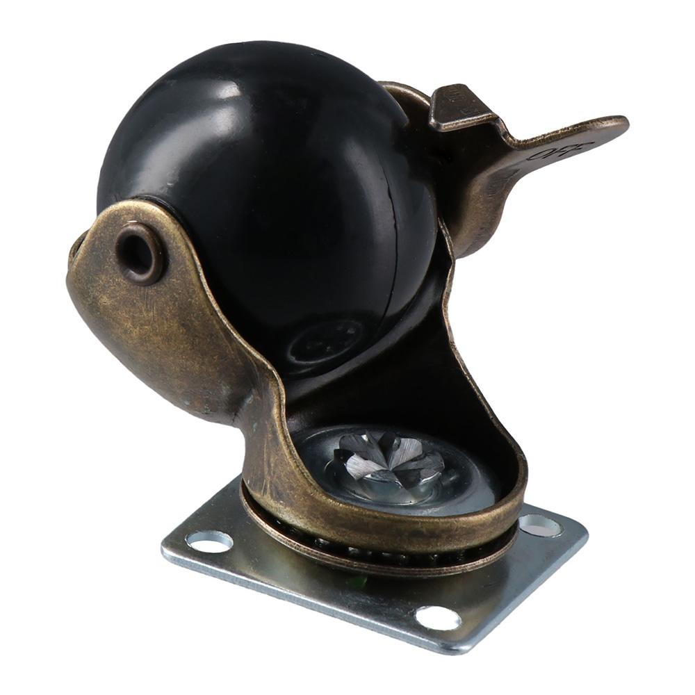 Сверхпрочные 1,5/2" шариковые колеса Мебельные колеса Латунное колесо Поворотная пластина Шариковые колеса