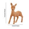 Christmas Reindeer Statue Simulated Deer Sculpture Collecting Holiday Decoration Xmas Elk Figurine for Entrance Porch Desktop