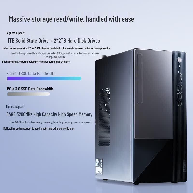 Lenovo Yangtian T4900K Business Desktop (CN version)