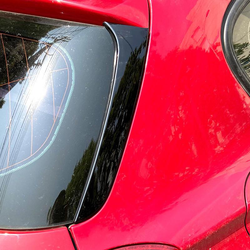 1 пара глянцевых черных диффузоров для заднего стекла Canard Air Splitter для BMW 1 серии F20 F21 2012-2019