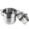 Debo DEP-697 304 Stainless Steel Double-Layer Steamer