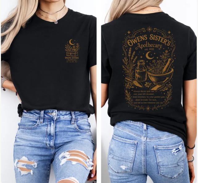 Owens Sisters Shirt, Practical Magic Shirt, Midnight Margaritas Witch Halloween
