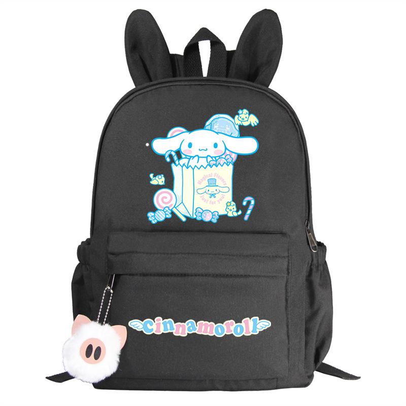 Cartoon Big Ears Dog Schoolbag Primary And Secondary School Students Large Capacity College Wind Double Shoulder Rabbit Ear Backpack