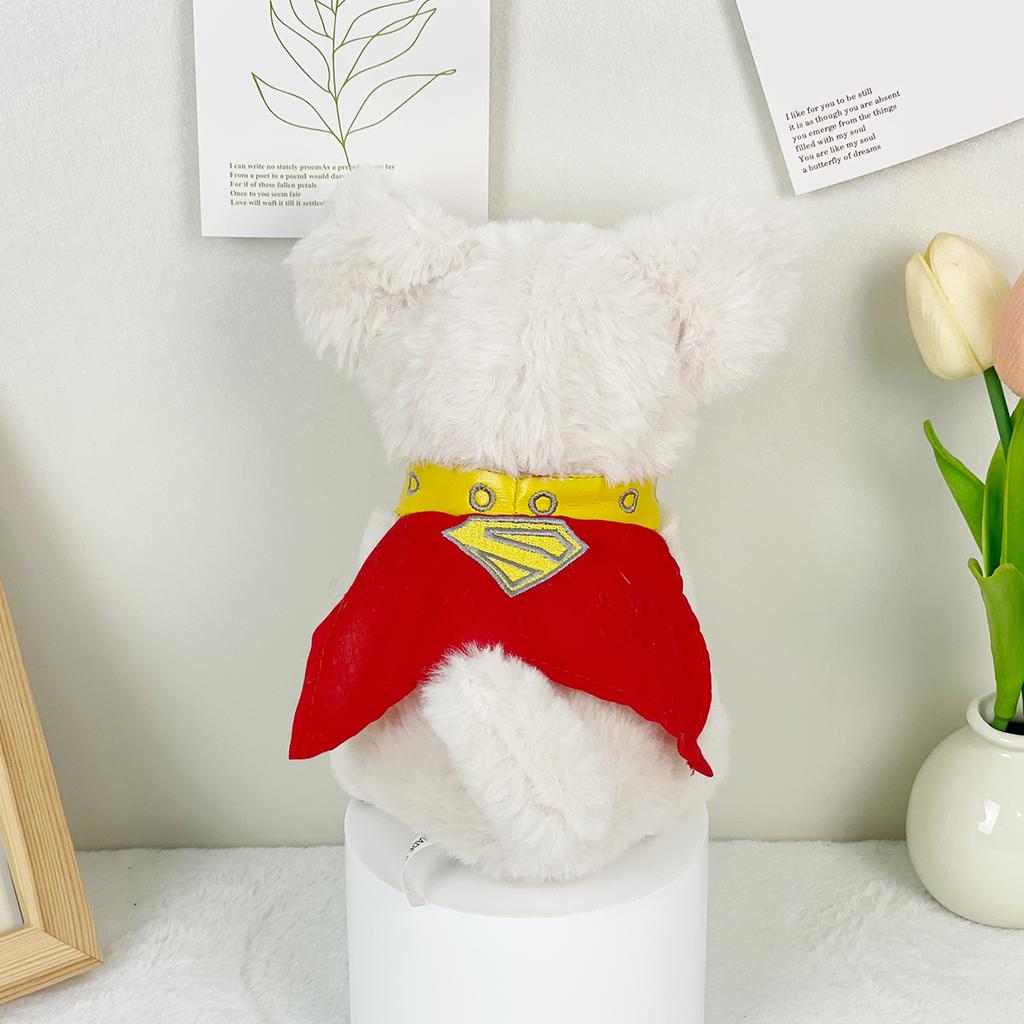 Superman Dog DC Movie Series Plush Toy Doll Stuffed Animal Figure Collectible