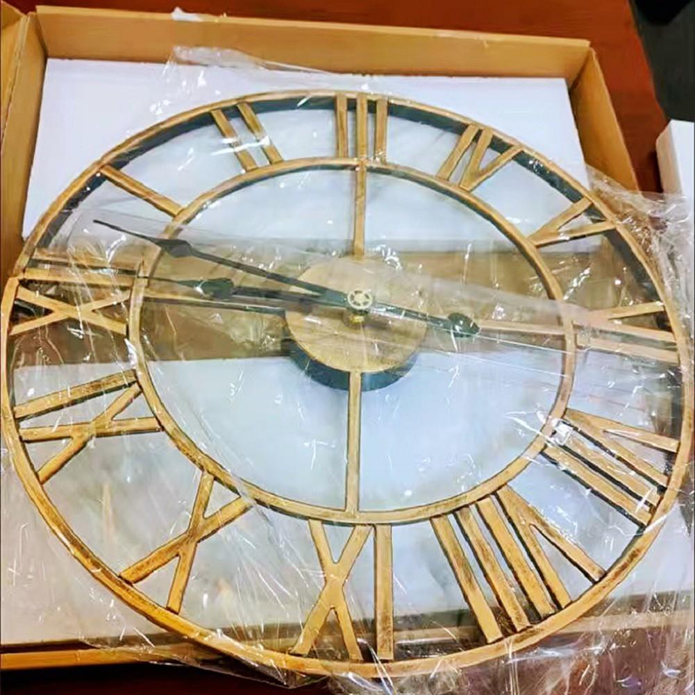 40 см настенные часы европейские промышленные винтажные настенные часы с декором римских цифр