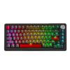 DrunkDeer A75 Pro Rapid Trigger Quiet Magnetic Switch Mechanical Gaming Keyboard with 82 Adjustable RGB PBT OEM TKL ANSI Knob, 75% Keys, Actuation,
