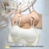 Women's Seamless Push-Up Strapless Camisole Bra with Spaghetti Straps and Beautiful Back Design